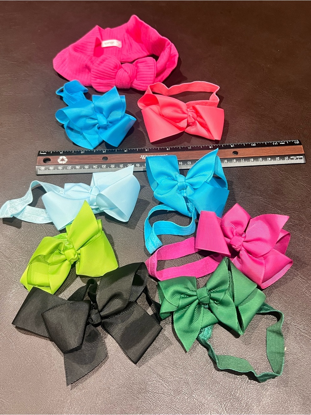 Multi-colored bow headbands - Picture 8 of 8